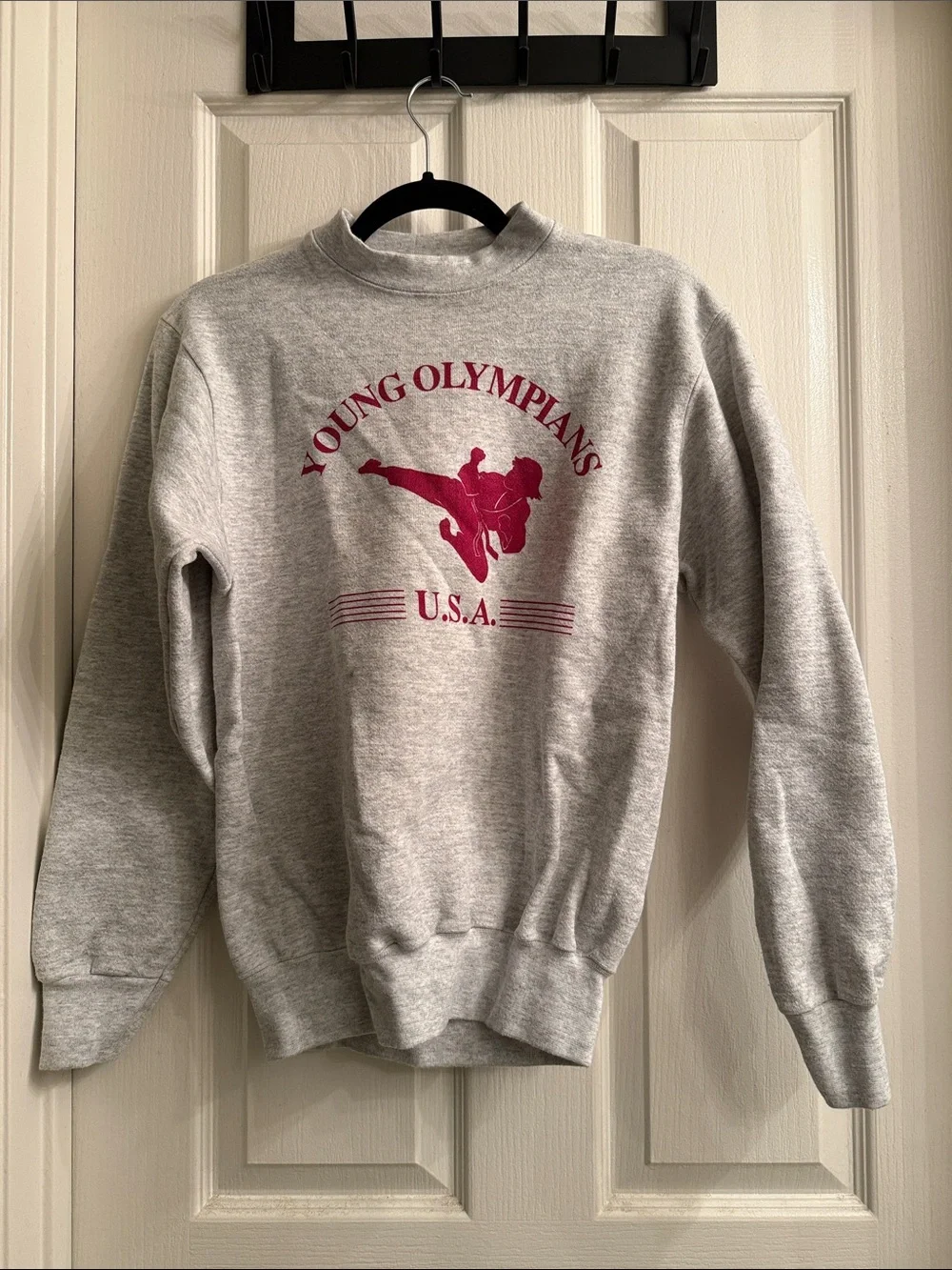 Vintage USA Grey Fleece Crewneck Sweatshirt